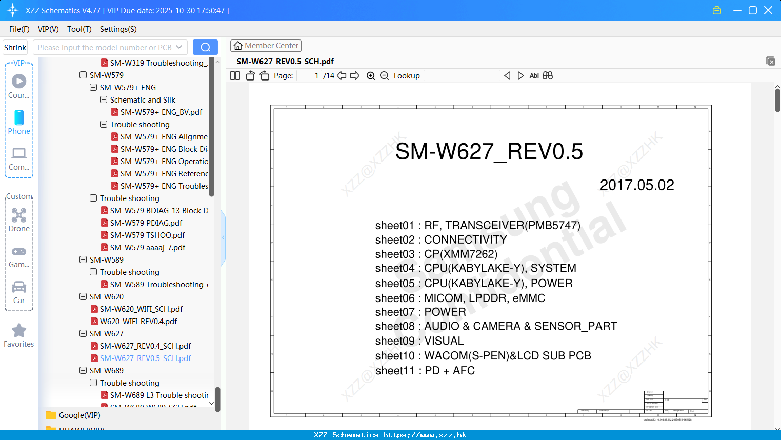 Samsung SM-W627_REV0.5_SCH